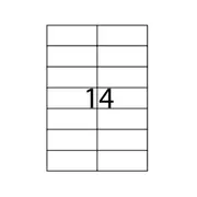 Etichete autoadezive Apli, A4, 105 x 42.4 mm, 1400 bucati, 100 coli/top BPTCAL11710