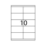Etichete autoadezive Apli, A4, 105 x 57 mm, 1000 bucati, 100 coli/top BPTCAL11712