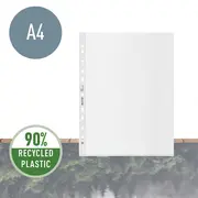 Folie de protectie Leitz Recycle, PP, 90% reciclat, reciclabil, A4 Maxi, 100 mic, 25 buc/ set, standard BPTCSL210003