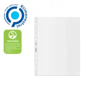 Folie de protectie Leitz Recycle, PP, 90% reciclat, reciclabil, A4 Maxi, 100 mic, 25 buc/ set, standard BPTCSL210003