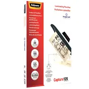 Folie pentru laminare Fellowes, 125 microni, A4, 100 coli/top BPTCAY141254