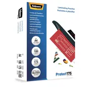 Folie pentru laminare Fellowes, 175 microni, A4, 100 coli/top BPTCAY141754