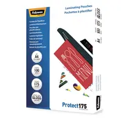Folie pentru laminare Fellowes, 175 microni, A4, 100 coli/top BPTCAY141754