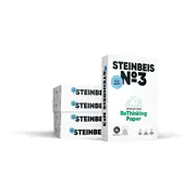 Hartie copiator reciclata, Steinbeis NO 3 Pure White, A4, 80 g/mp, 500 coli/top BPTCNF2288