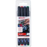 Marker Edding 8407 pentru cabluri vf 0.3mm 4 bucati/set, rezistent, marcare extrafina, cerneala permanenta BPTCED484070