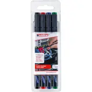 Marker Edding 8407 pentru cabluri vf 0.3mm 4 bucati/set, rezistent, marcare extrafina, cerneala permanenta BPTCED484070