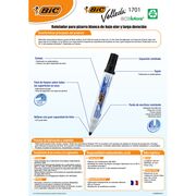 Marker pentru tabla Bic Eco Velleda 1701, varf rotund 2 mm, verde, 12 bucati/cutie BPTCCT8078