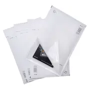 Plic cu protectie, 220 x 340 mm (inteior), alb, banda silicon, 90 g/mp, 100 bucati/set BPTCKF70315