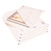 Plic cu protectie, 270 x 360 mm (interior), alb, banda silicon, 90 g/mp, 5 bucati/set BPTCKF70410