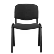 Scaun vizitator, Niky, stofa, negru BPTCPL5211