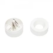 Dispenser agrafe MAUL, din plastic reciclat, alb BPTCMA012302