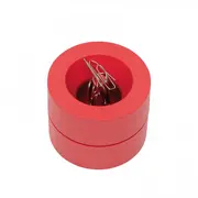 Dispenser agrafe MAUL, din plastic reciclat, rosu BPTCMA012325