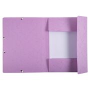 Dosar plic Exacompta Aquarel, A4, carton, inchidere elastic, mov BPTCFA055535