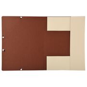 Dosar plic Exacompta Aquarel, A4, carton reciclat, inchidere elastic, crem BPTCFA056986