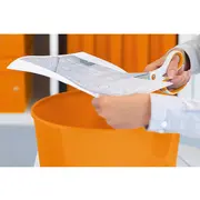 Foarfece pentru birou Leitz WOW Titanium, 20.5 cm, galben BPTCSL890005