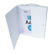 Mapa PP Exacompta Kreacover, A4, maner inchidere cu buton, alb BPTCFA005925