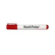 Marker pentru tabla Memoris-Precious, varf tesit, 2-5 mm, rosu BPTCBV990012