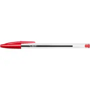 Pix fara mecanism BIC, Cristal Medium, 1.0 mm, scriere rosie BPTCCT8009