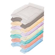 Tavita pentru documente Office Products, albastru transparent BPTCDN101351
