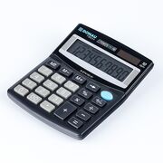 Calculator de birou Donau Tech, 122 x 100 x 32 mm, 10 digiti, negru BPTCDN410201