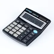Calculator de birou Donau Tech, 122 x 100 x 32 mm, 10 digiti, negru BPTCDN410201