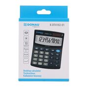 Calculator de birou Donau Tech, 122 x 100 x 32 mm, 10 digiti, negru BPTCDN410201