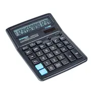 Calculator de birou Donau Tech, 190 x 143 x 40 mm, 14 digiti, negru BPTCDN414101
