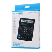 Calculator de birou Donau Tech, 190 x 143 x 40 mm, 16 digiti, negru BPTCDN416101
