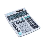 Calculator de birou Donau Tech, 210 x 154 x 37 mm, 12 digiti, argintiu BPTCDN412938