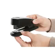 Capsator Novus B4 re+new, 40 coli, capse 24/6, 26/6, 24/8, negru, 81% pp reciclat BPTCNV1932