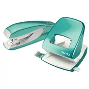 Capsator metalic Leitz WOW 5502 NeXXt Series, 30 coli, 200 capse P3 incluse, turcoaz BPTCSL801010