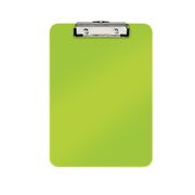 Clipboard Leitz WOW, simplu, PS, A4, 100 coli, verde BPTCSL980051