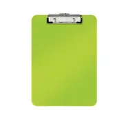 Clipboard Leitz WOW, simplu, PS, A4, 100 coli, verde BPTCSL980051