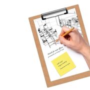 Clipboard simplu APLI, A4, lemn BPTCAL014684