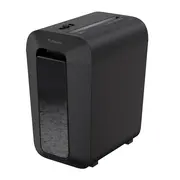 Distrugator documente Fellowes LX65, cross cut, 10 coli, negru BPTCFW400701
