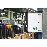 Kit complet Tarifold, din otel, pentru perete, A4, 10 display-uri, negru BPTCTA414107