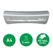 Laminator Leitz iLAM Home Office, A4, kit folii laminare inclus, gri BPTCSL187003