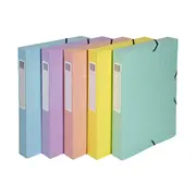 Mapa documente Exacompta, din carton, cu elastic, capacitate 350 coli, diverse culori BPTCFA059560