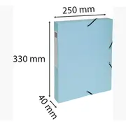Mapa documente Exacompta, din carton, cu elastic, capacitate 350 coli, diverse culori BPTCFA059560