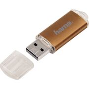 Memorie USB HAMA Laeta 124005, 128GB, USB 3.0, maro BPTCHD000020