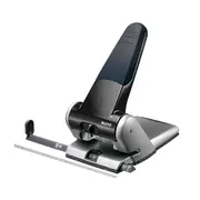 Perforator metalic Leitz 5180 de mare capacitate, partial reciclat, reciclabil, 65 coli, negru BPTCSL802501