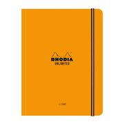 Caiet cu elastic A5+ Rhodia Unlimited, 60 file, dictando, portocaliu BPTCCF1189788