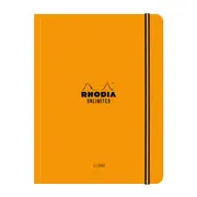 Caiet cu elastic A5+ Rhodia Unlimited, 60 file, dictando, portocaliu BPTCCF1189788