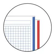 Caiet cu spira, Miquelrius, Evolution, A5, matematica+velin, 120 file, coperta PP, negru BPTCMQ47906