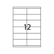 Etichete A-Series, 105 x 48 mm, 1.200 etichete, 100 coli/top BPTCAY000113