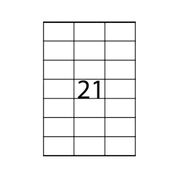 Etichete autoadezive Apli, A4, 70 x 42.4 mm, 2100 bucati, 100 coli/top BPTCAL03136