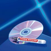 Marker nepermanent Edding CD 8500, varf rotund, 1 mm, negru BPTCED8500