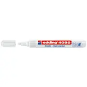 Marker pentru sticla Edding 4095, varf 2-3 mm, alb BPTCED040959