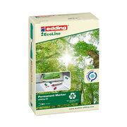 Marker permanent Edding 22 Ecoline, corp plastic, varf tesit 1-5 mm, verde BPTCED000314