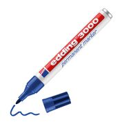 Marker permanent Edding 3000, varf 1.5-3 mm, albastru BPTCED30003